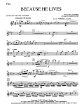 Because He Lives - Flute