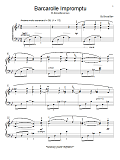 Barcarolle Impromptu