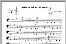 March Of The Metro Gnome - Violin 3 