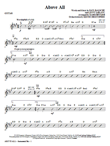 Above All - Guitar 