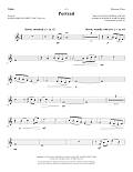 Portrait (Consort) (arr. Joseph M. Martin) - Violin
