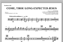 Come, Thou Long-Expected Jesus (from Carols For Choir And Congregation) - Trombone 1 & 2 