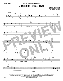 Christmas Time Is Here - Double Bass 