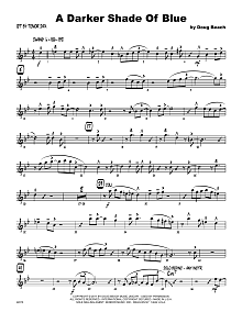 A Darker Shade Of Blue - 1st Tenor Saxophone 