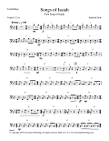 Songs of Isaiah (Parts) - Contrabass