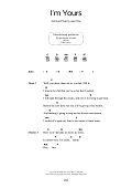 I'm Yours (arr. Elise Ecklund)