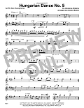 Hungarian Dance No. 5 - 1st Eb Alto Saxophone