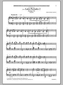 Prelude VII (Samba) (from Latin Preludes 2) 