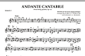 Andante Cantabile (from String Quartet, Op. 11) - Violin 2
