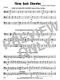 Three Bach Chorales - Baritone B.C.