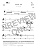 Minuet in G (Grade 3, list A1, from the ABRSM Piano Syllabus 2023 & 2024)