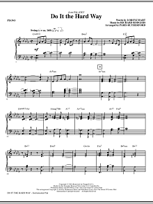 Do It The Hard Way (from Pal Joey) - Piano 
