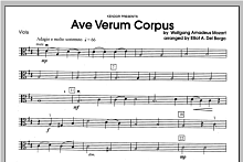 Ave Verum Corpus - Viola 