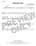 Advent Cry (from The Winter Rose) - Bb Trumpet 1