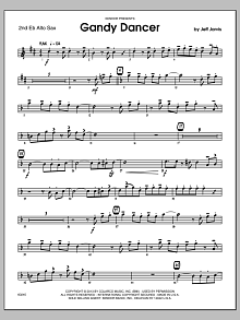 Gandy Dancer - 2nd Eb Alto Saxophone 