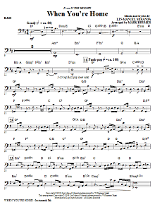 When You're Home (from In The Heights) - Bass 