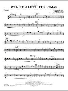 We Need A Little Christmas (from Mame) - Violin 1 