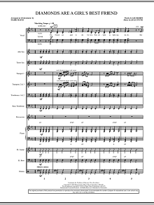 Diamonds Are A Girl's Best Friend - Conductor Score (Full Score) 