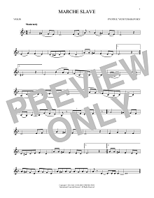 Marche Slav, Op. 31 