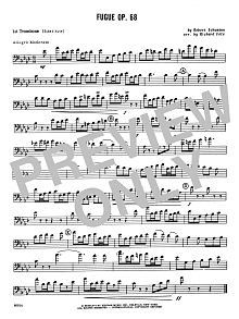 Fugue/Opus 68 - 1st Trombone 