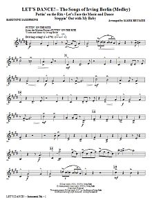 Let's Dance! - The Songs of Irving Berlin (Medley) - Baritone Saxophone 