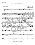 America, the Beautiful - Eb Alto Sax 2