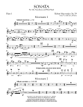 Sonata for Alto Saxophone, Op. 29 - Flute 1