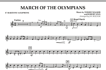 March Of The Olympians - Eb Baritone Saxophone 