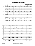 D String Boogie - Full Score