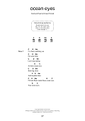 ocean eyes (arr. Elise Ecklund)