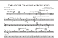 Variations on A Korean Folk Song - Percussion 2