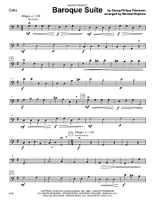 Baroque Suite - Cello 