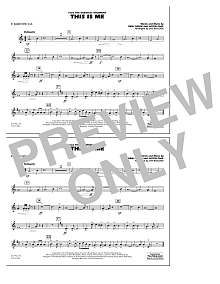 This Is Me (from The Greatest Showman) - Eb Baritone Sax 