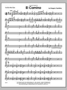El Camino - 1st Eb Alto Saxophone 