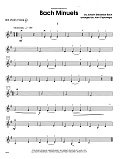 Bach Minuets - 3rd Violin