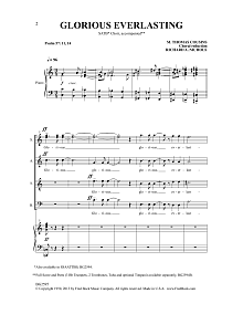 Glorious Everlasting (arr. Richard A. Nichols) 
