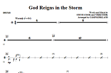 God Reigns In The Storm - Drum Set 
