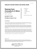 Themes From Concerto In A Minor (Op. 3, No. 8, RV 522) - Full Score