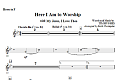 Here I Am To Worship with My Jesus, I Love Thee - Horn in F