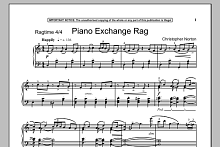 Piano Exchange Rag 