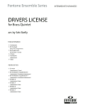 Drivers License (for Brass Quintet) (arr. Seb Skelly) - Full Score