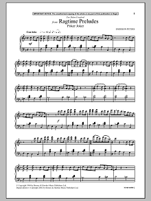 Poker Joker (from Ragtime Preludes) 