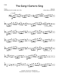 The Song I Came To Sing - Cello