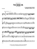 For Unto Us (from Messiah) - 1st Violin