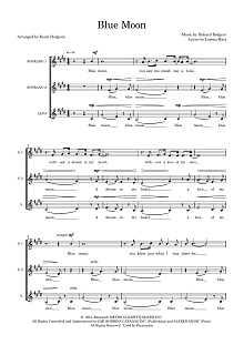 Blue Moon (arr. Keely Hodgson) 
