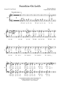Sunsine On Leith (arr. Craig McLeish)