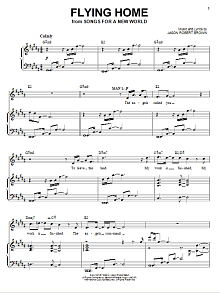 Flying Home (from Songs for a New World) 