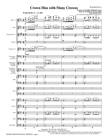 Crown Him with Many Crowns - Full Score 