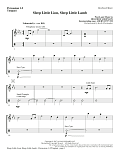 Sleep Little Lion, Sleep Little Lamb - Percussion 1&2/Timpani