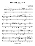 Hakuna Matata [Jazz version] (from Disney's The Lion King)